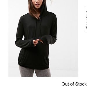 Express Dark Olive oversized light Hoodie XS NEW